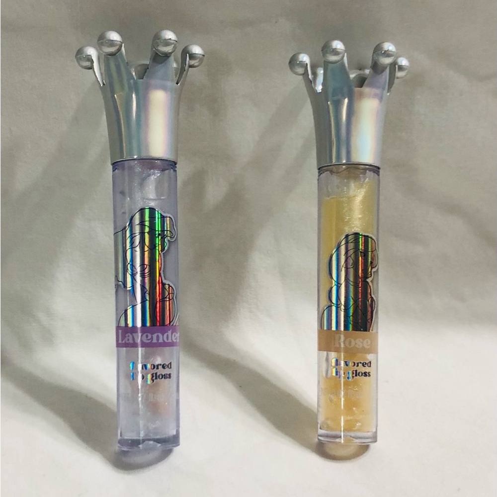 Lavender and Rose Crown Lip Gloss Set.0.14fl oz